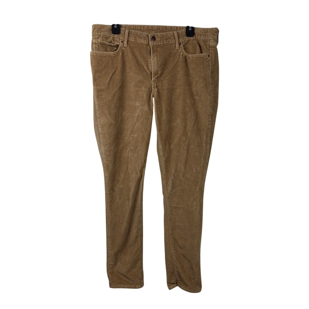 Levi's Corduroy Pants Women's W33 L30 Tan Straight Leg Casual‎ Comfort